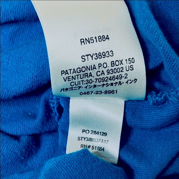 RARE 100%ORGANIC COTTON LS P-6 LOGO T-SHIRT XL BLU - Picture 6 of 9